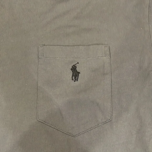 NWOT Polo by Ralph Lauren Crew neck cotton classic pocket tee - Picture 3 of 5